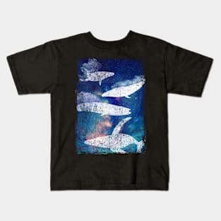 Flying Whales Kids T-Shirt